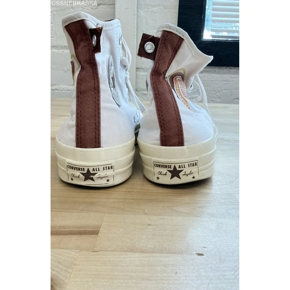 Converse White Men's A05681C Chuck 70 High Clubhouse Oak - Size 5